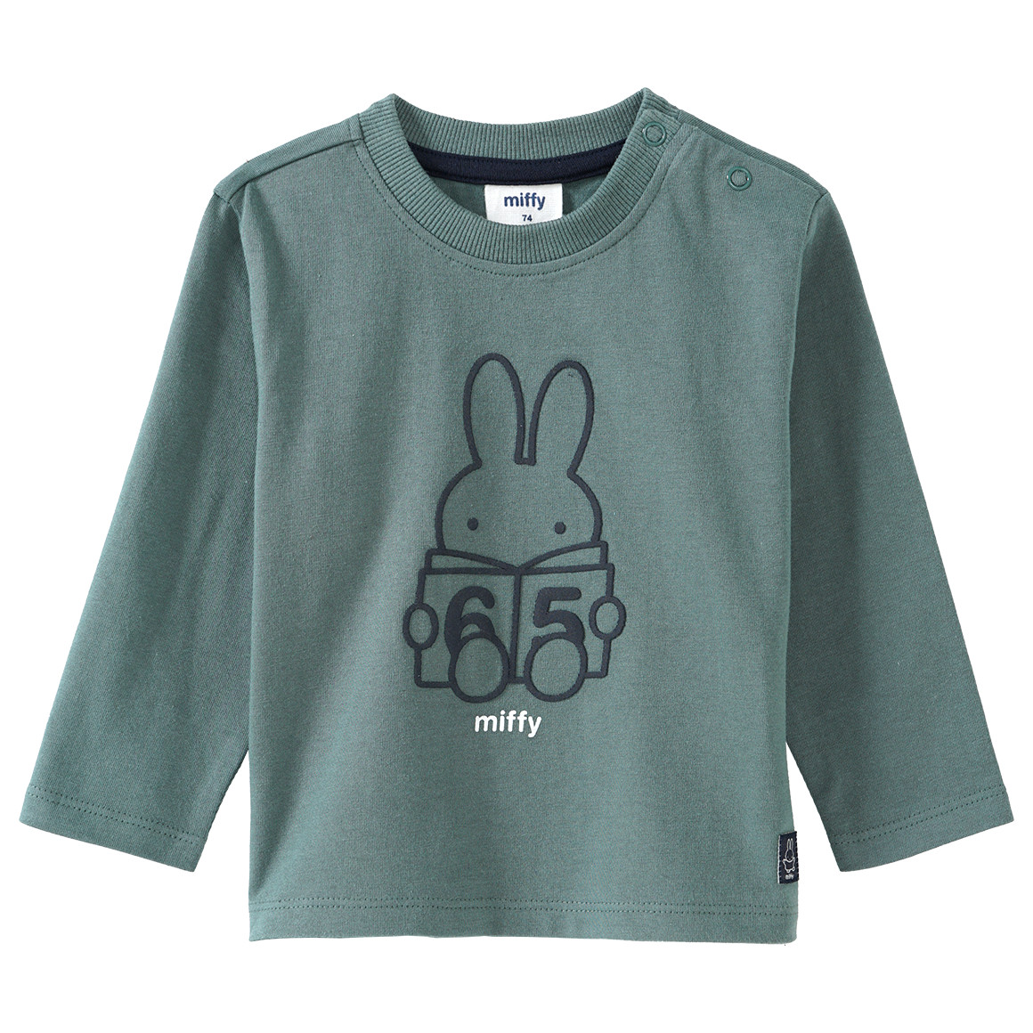 Miffy Langarmshirt mit gummiertem Print