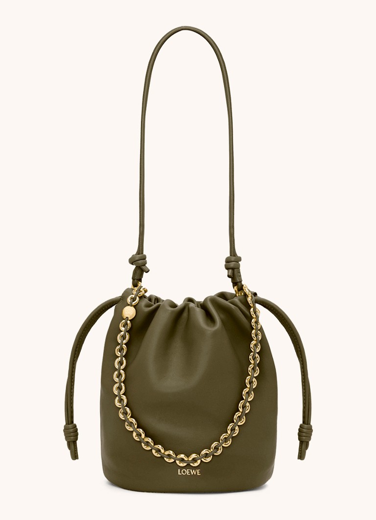 LOEWE Flamenco Purse Bucket crossbody bag made of lambskin