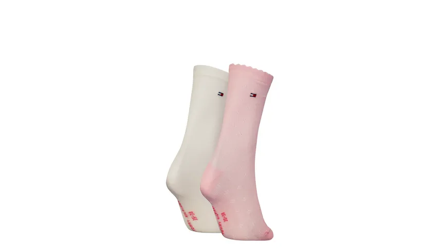 TOMMY HILFIGER Damen Socken Summer Knit 2er Pack pink