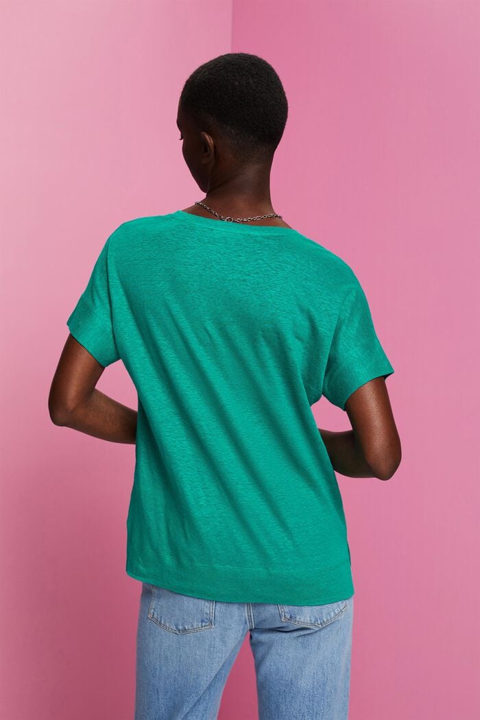 Leinen-T-Shirt