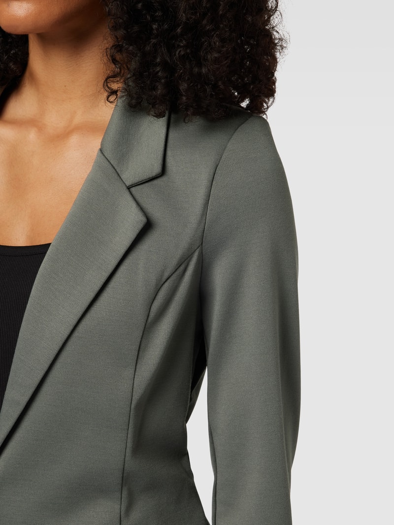 Blazer mit Eingrifftaschen und Knopfverschluss Modell 'Daniela' in schilf