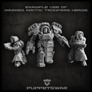 Masked Arctic Troopers heads (5)