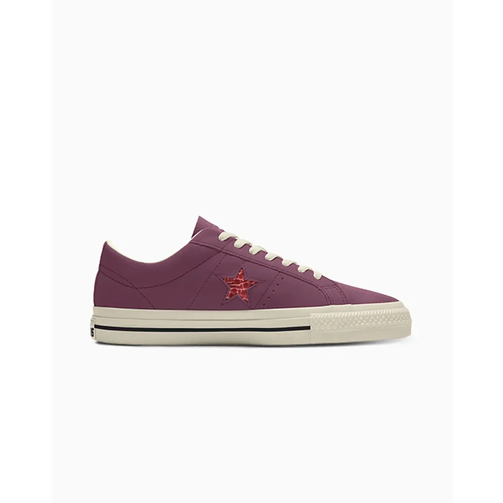 Converse Custom Cons One Star Pro By You A11099CSP24_SHADOWBERRY_S / rot