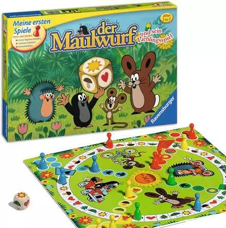 Der Maulwurf und sein Lieblingsspiel - Kinderspiel ab 3 Jahren
