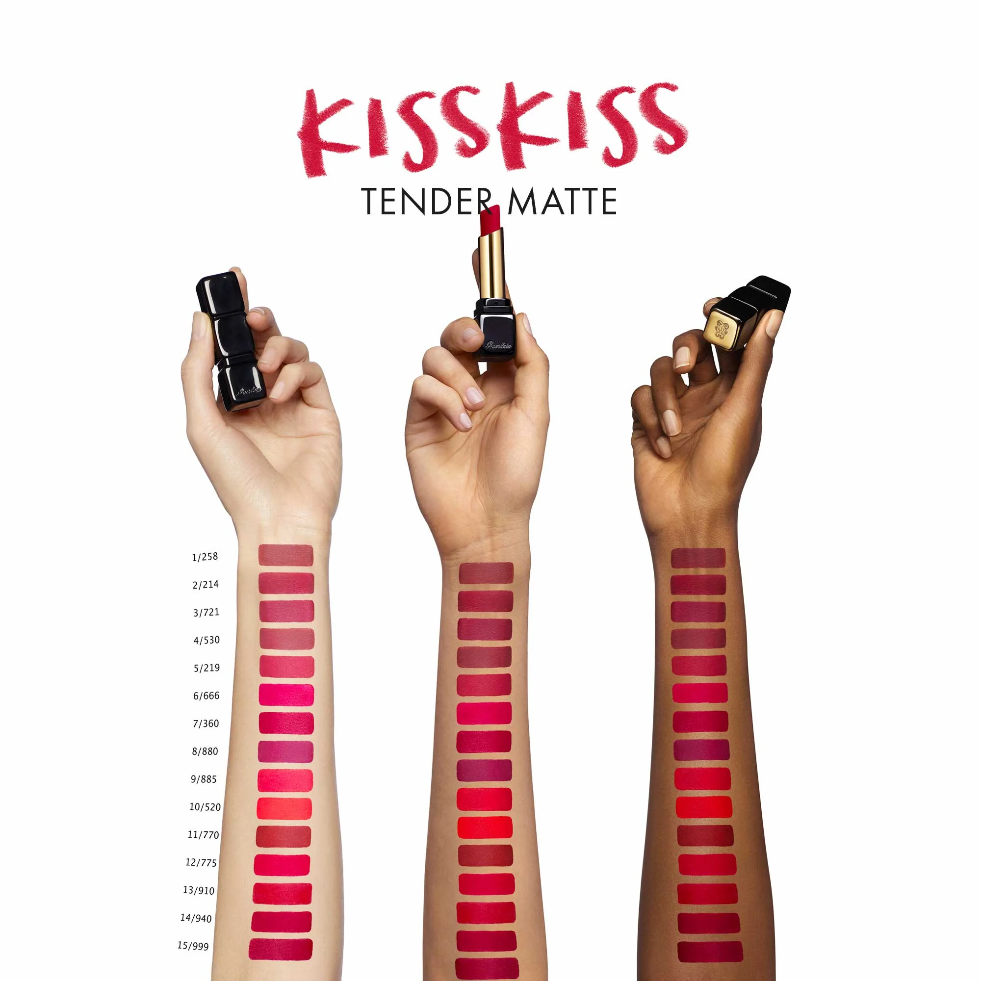 Lips KissKiss Tender Matte - Barra de labios mate, Barra de labios