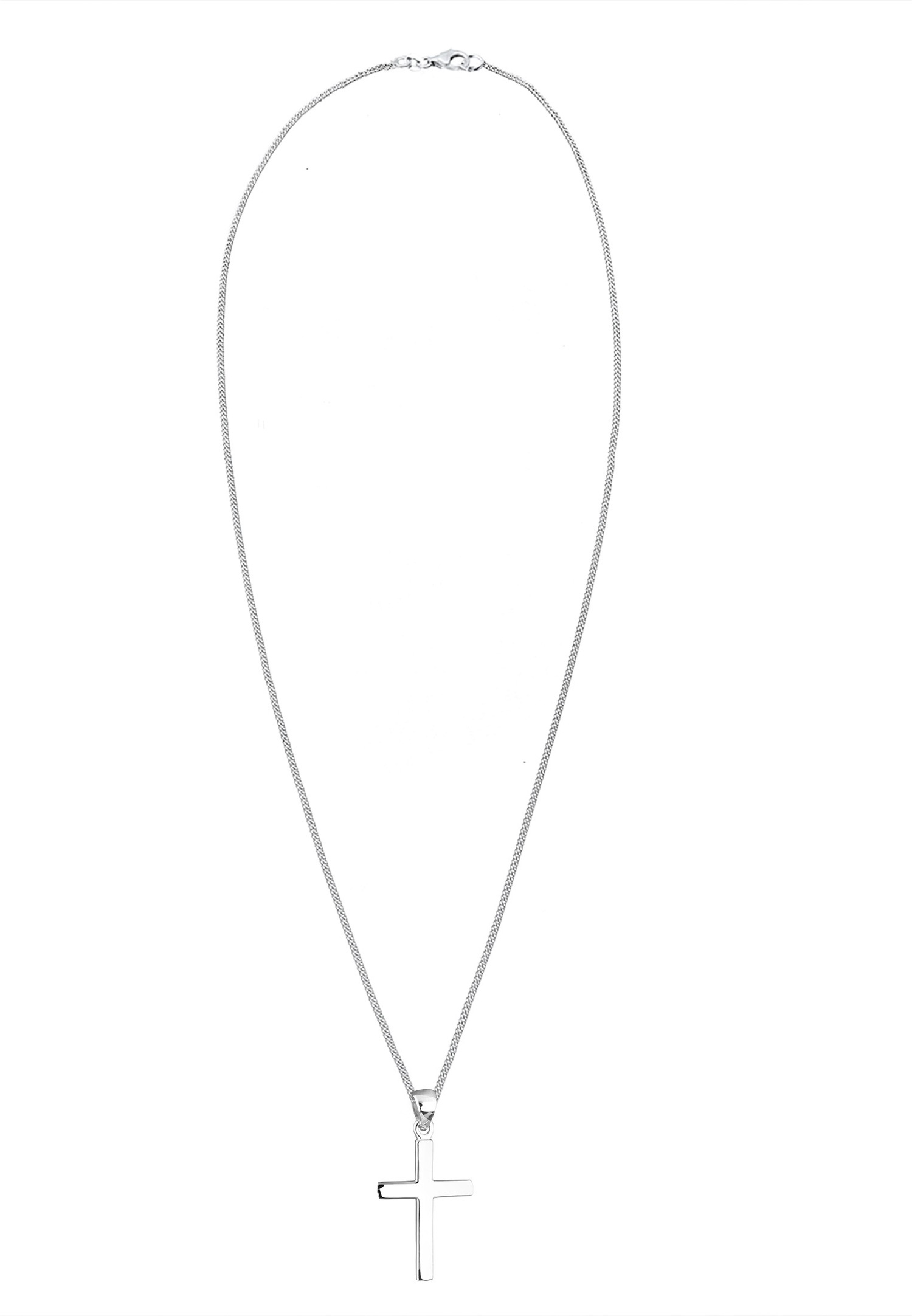 Elli Halskette Kreuz Symbol Kommunion Konfirmation 925 Silber