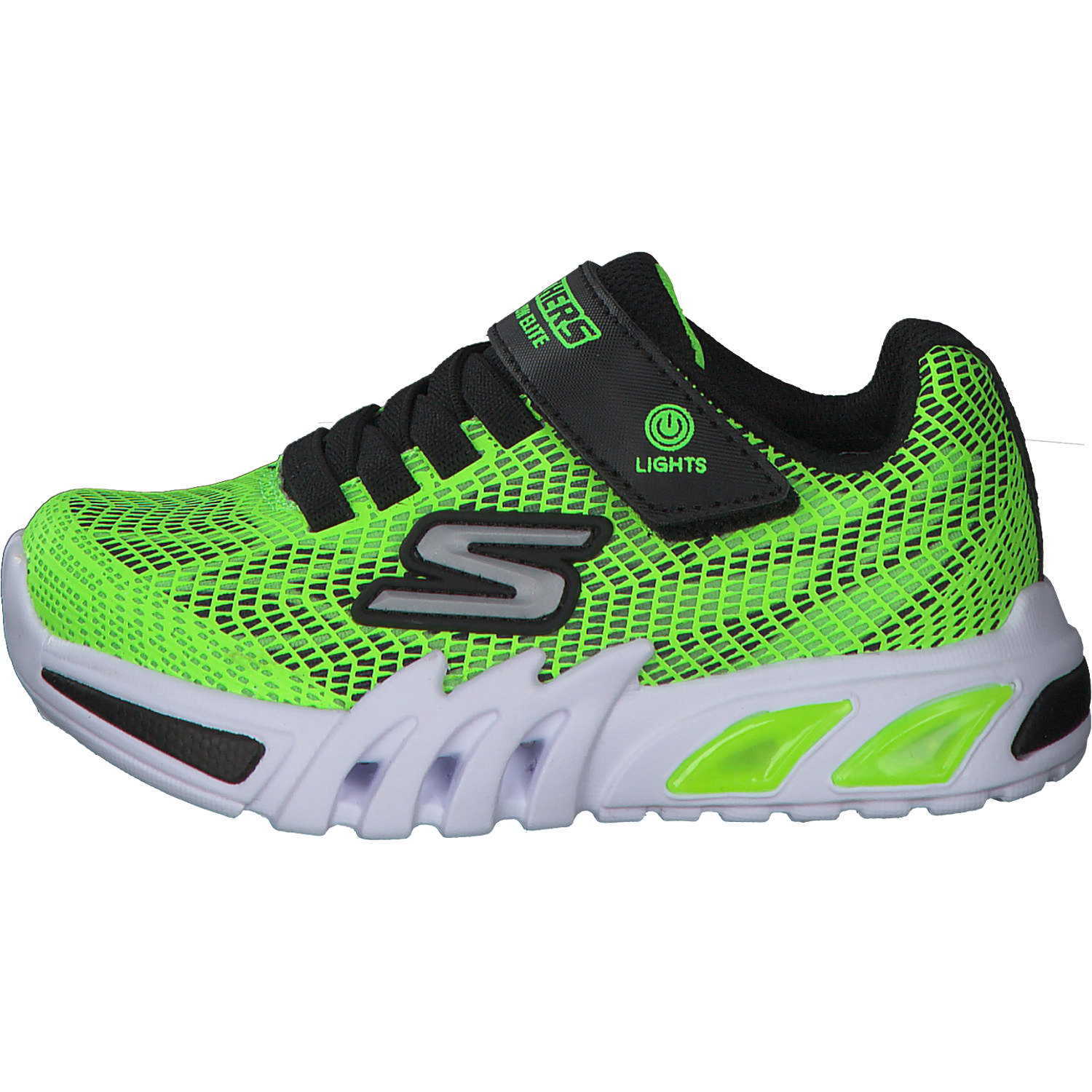 Skechers 400137L, Sneakers Low, Kinder, Lime / Schwarz