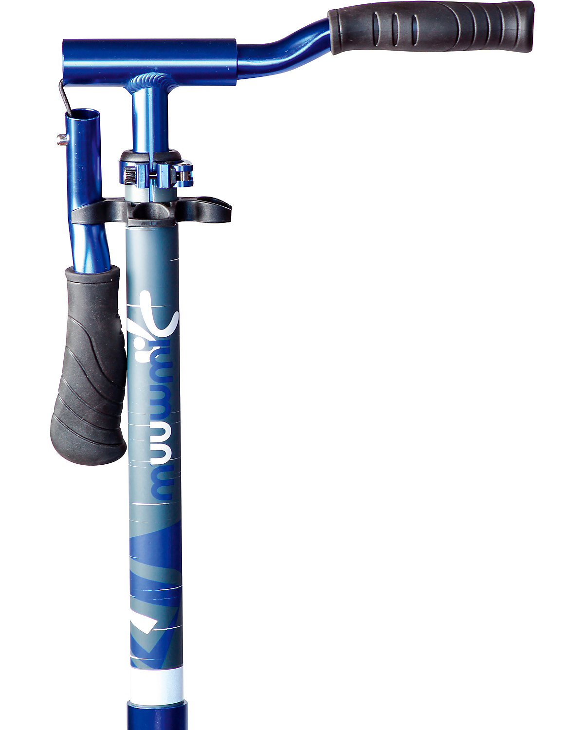 Aluminiumscooter Muuwmi Deluxe 205mm, grau-blau