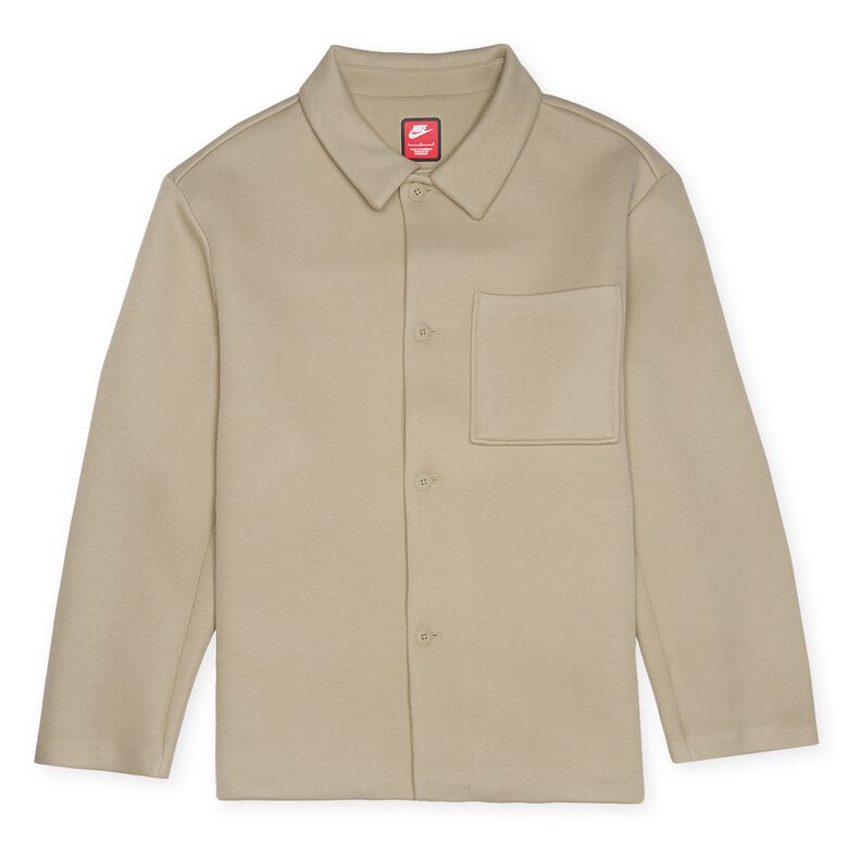NIKE Tech Fleece Reimagined Shacket khaki
