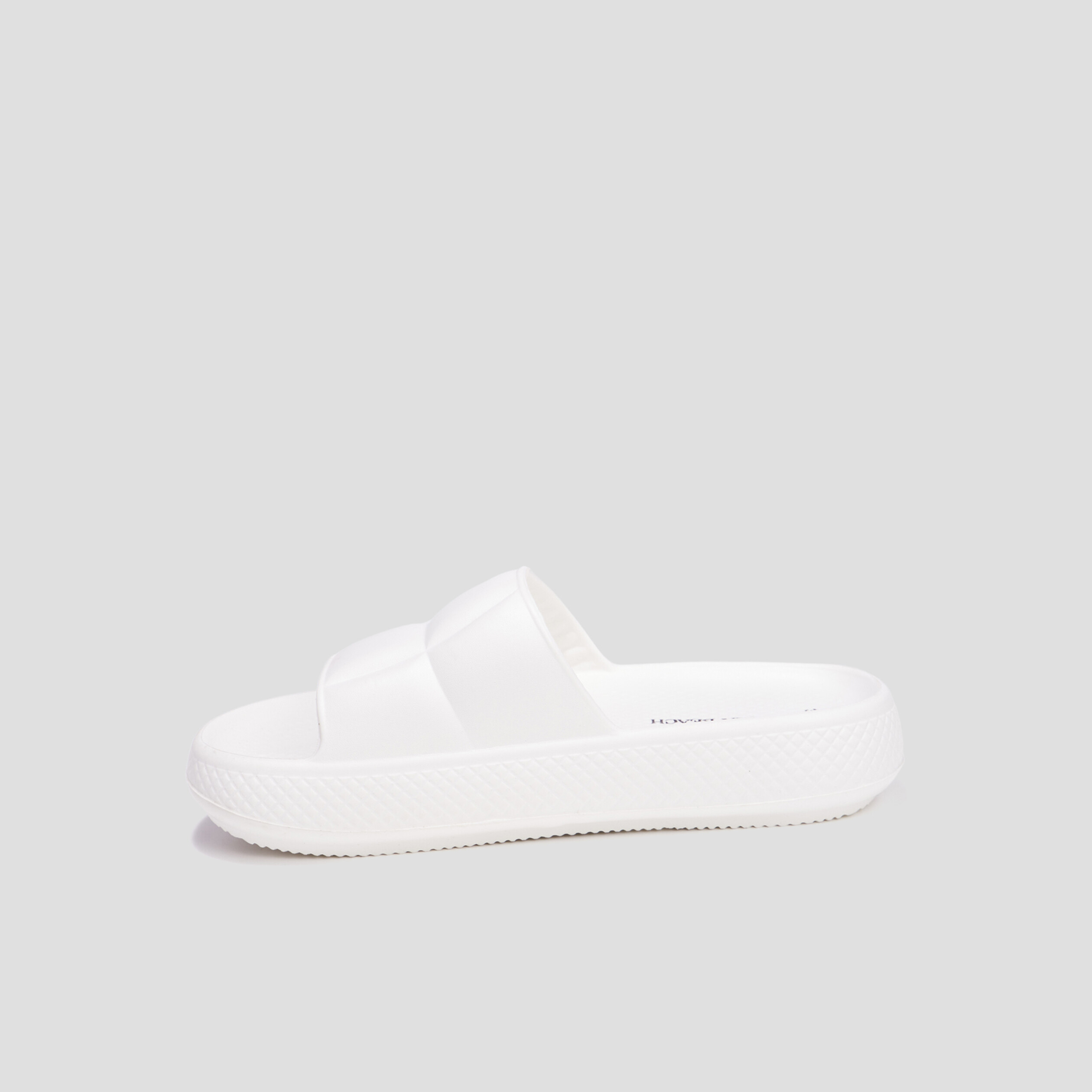 Mules compensées matelassés Wamea Beach blanc femme | La Halle