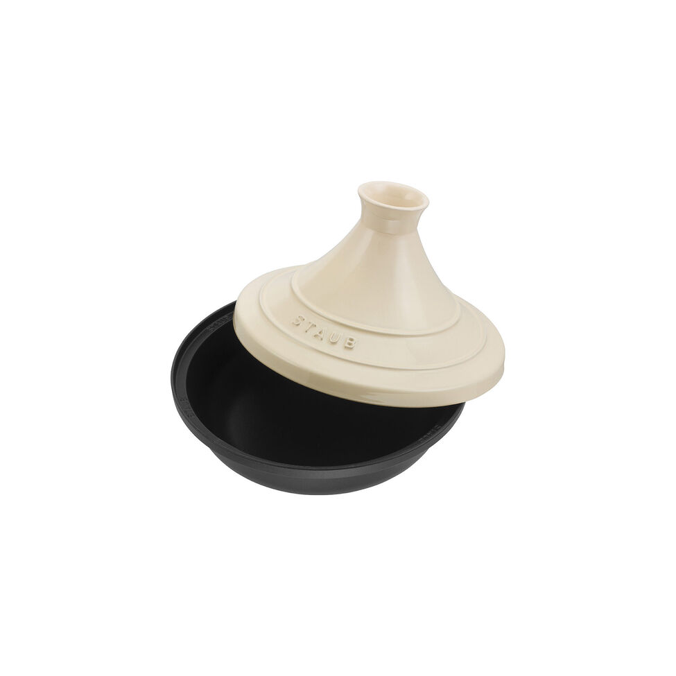 Tajine 20 cm, Gusseisen, Cream