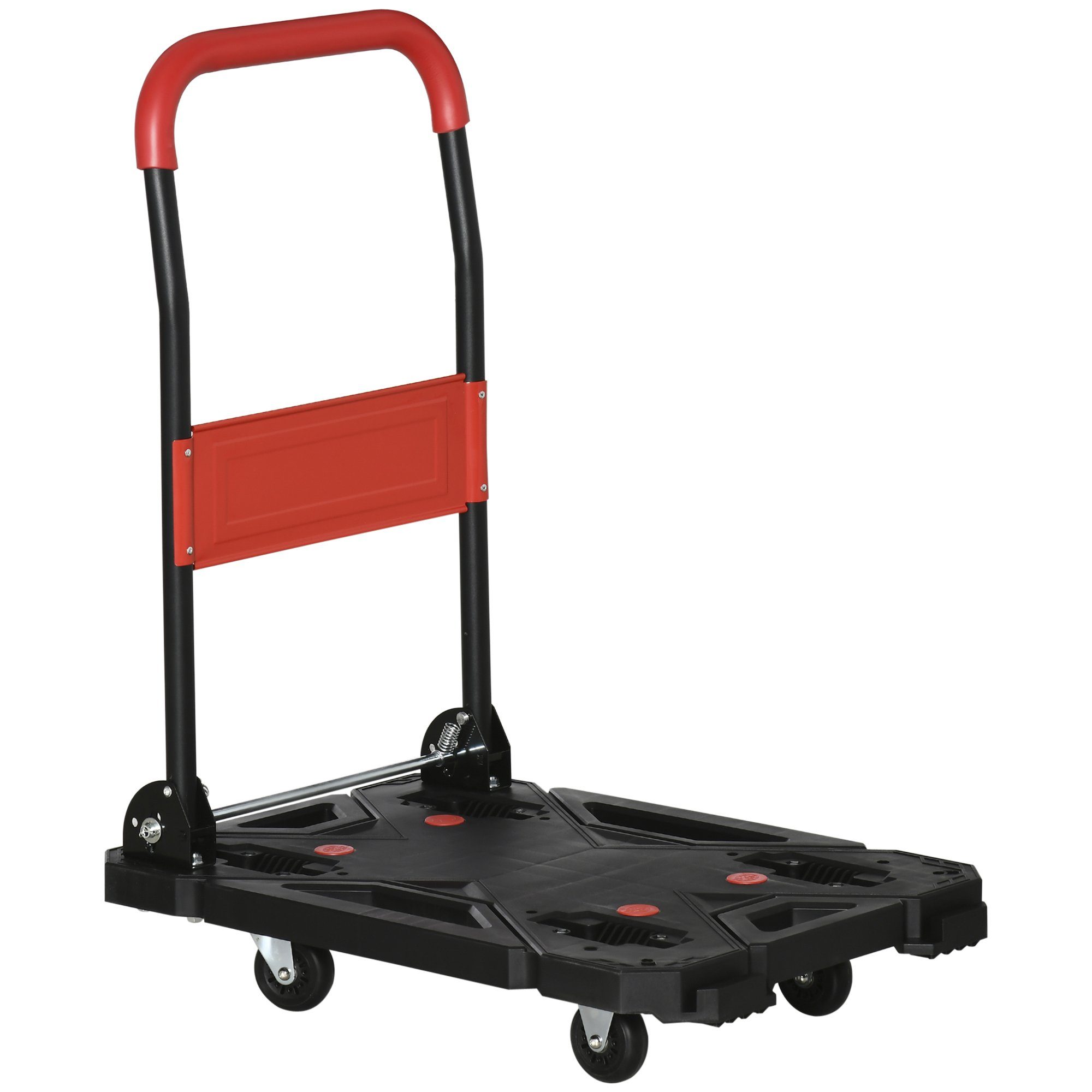 Durhand Sackkarre Transportwagen, 150 kg belastbar, 70 cm x 52,5 cm x 90 cm, (Set, 1-St., 1 x Plattformwagen), faltbar
