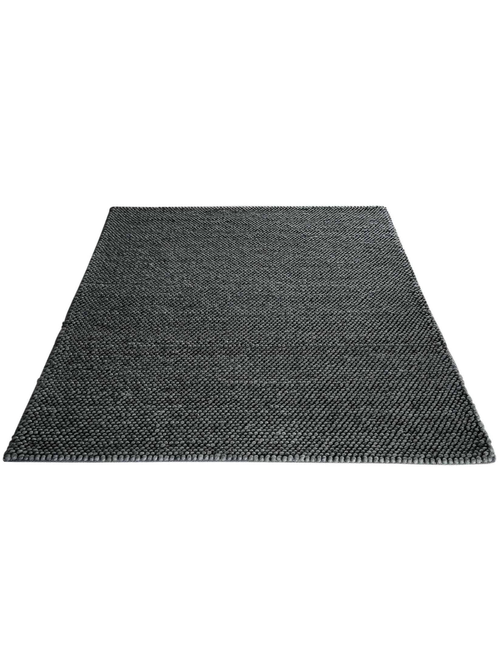 Lindesberg Woll-Teppich, Dark Grey