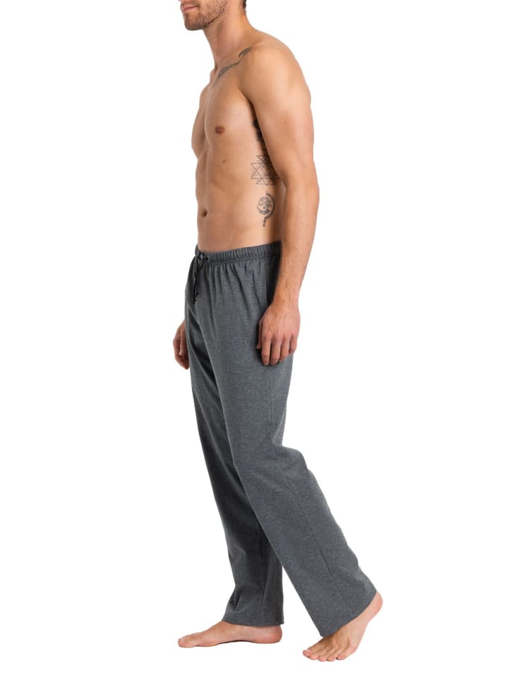Haasis Bodywear Pyjamahose in Carbon günstig kaufen