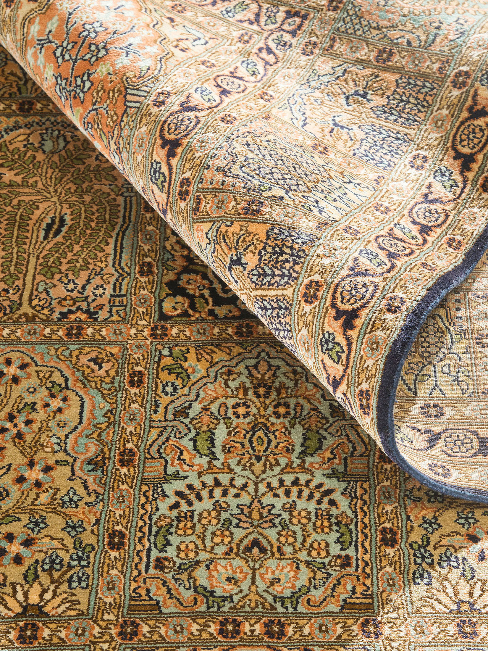 Kaschmir Seide 18/18 ca. 171 x 253 cm, Unikat / Einzelstück