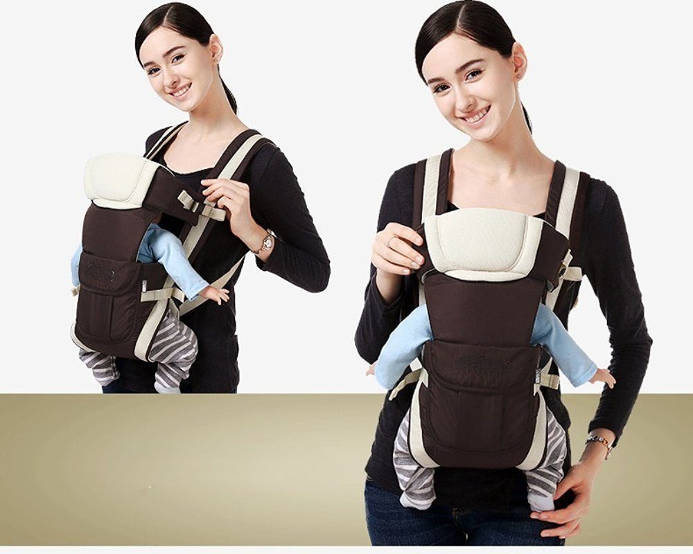 Yunnker Rückentrage Babytragen, 4-in-1 Babytrage für Neugeborene ab Geburt