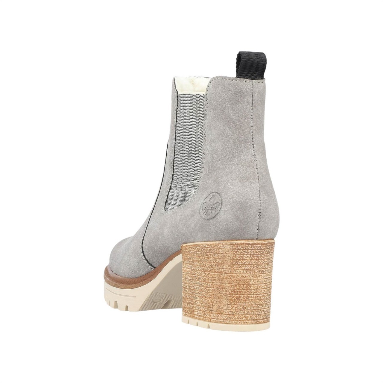 RIEKER Modische Pumps grau