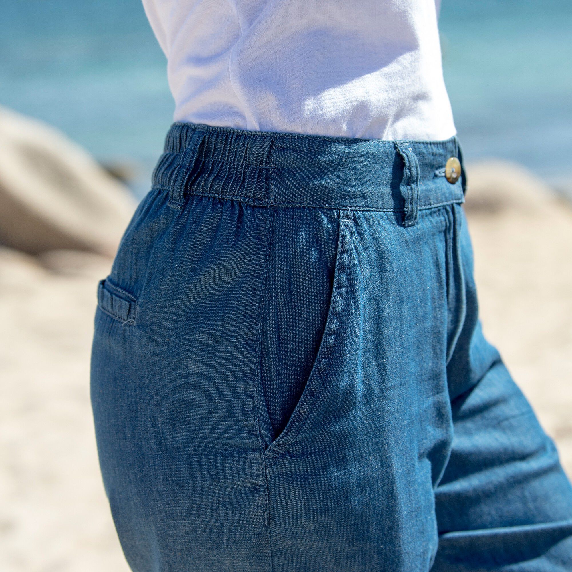 Pantalon jean léger