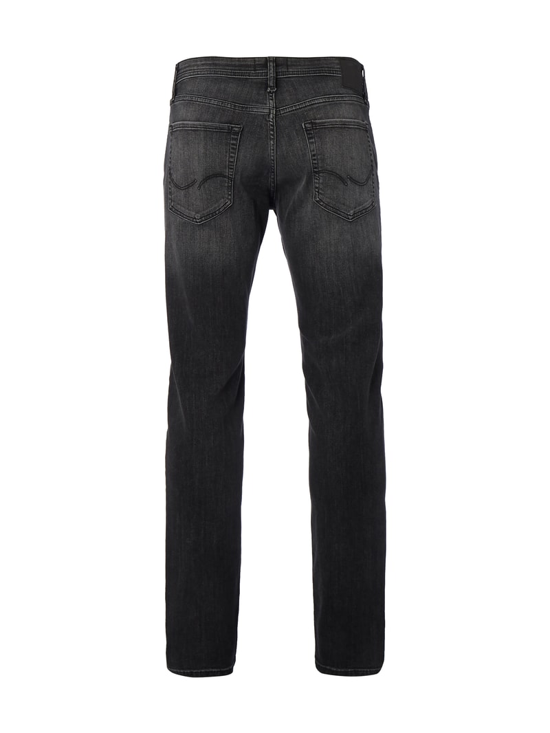 Coloured Slim Fit Jeans in dunkelgrau
