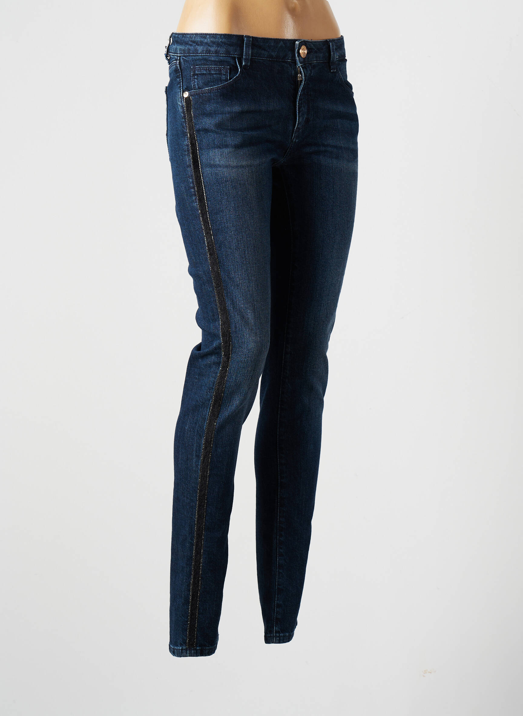 Trussardi Jeans Jeans Coupe Slim Femme couleur bleu