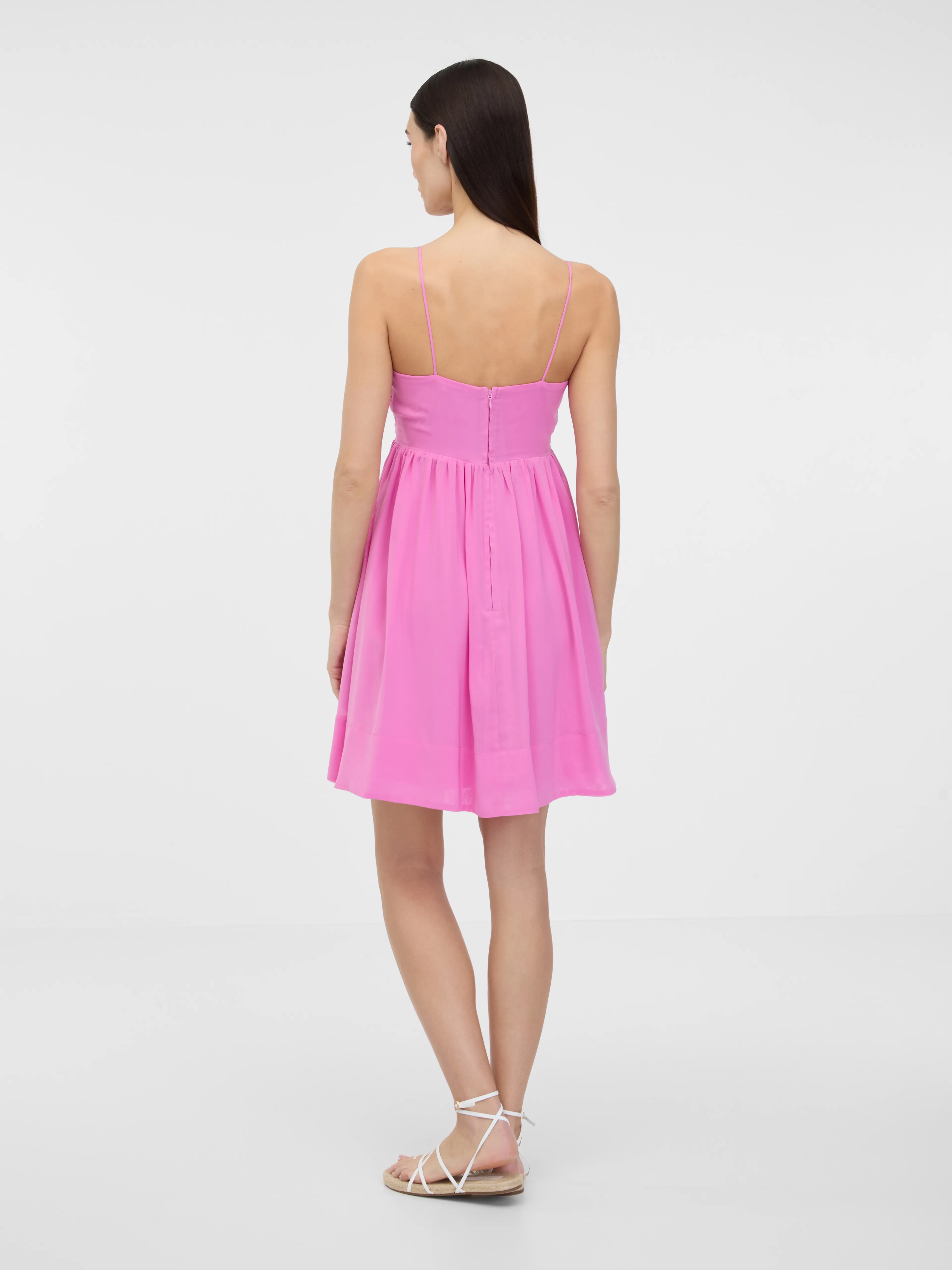 Rosa knielanges Damenkleid ORSAY