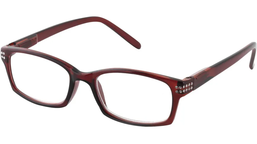 Quickreader Lesehilfe KLH142-1+1.50 Kunststoff Rot + Steine