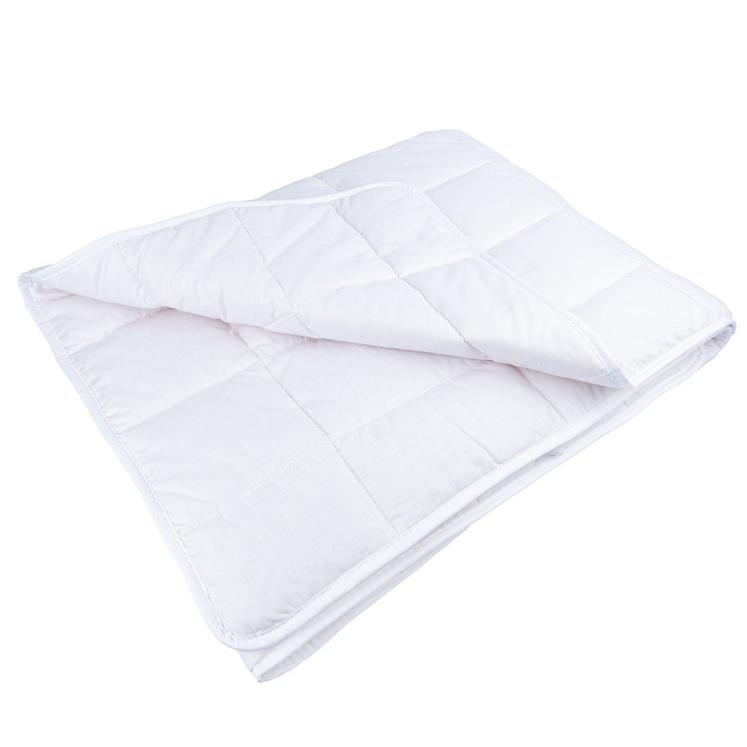 Matratzenauflage Cotton Traumschloss, Unterbett mit 4 Eckspanngummis