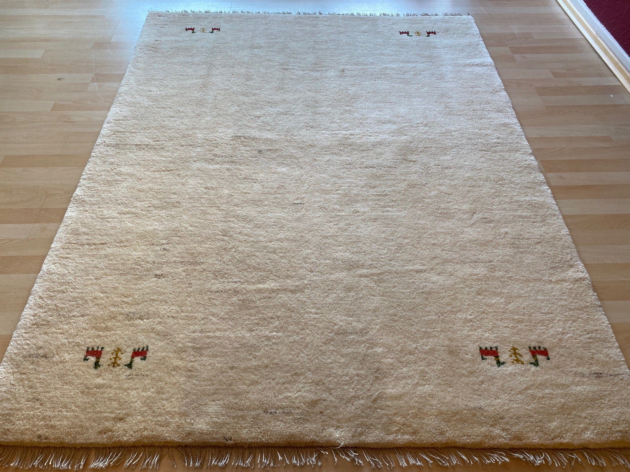 Orientteppich Original Perserteppich Perser Gabbeh Teppich 200x154 Handgeknüpft, Morgenlandbazar, Handgeknüpft mit Echtheitszertifikat