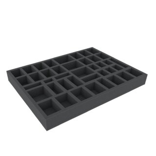 7-teiliges Feldherr Schaumstoff-Set + Tokenhalter für HeroQuest (2021) - HeroQuest (2021) Grundspiel + Die Bastion Kellars Keep + Die Rückkehr des Hexen-Lords