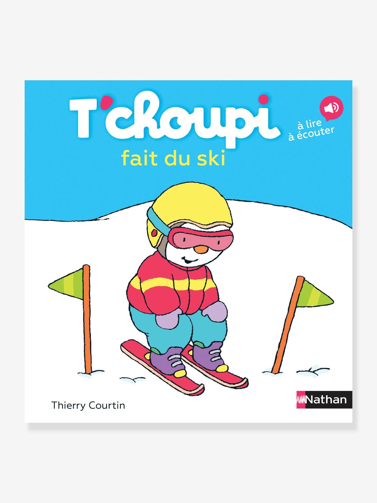T'choupi fait du ski NATHAN bleu