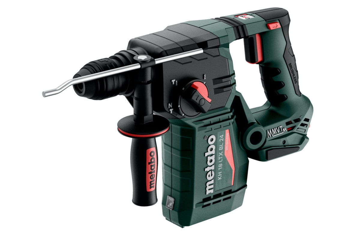 Ciocan rotopercutor cu acumulator Metabo 601713840 KH 18 LTX BL 24 SDS-Plus 18V fără baterii și încărcător în cutie MetaBox 601713840