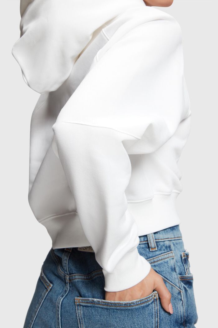 Cropped-Hoodie mit Logo