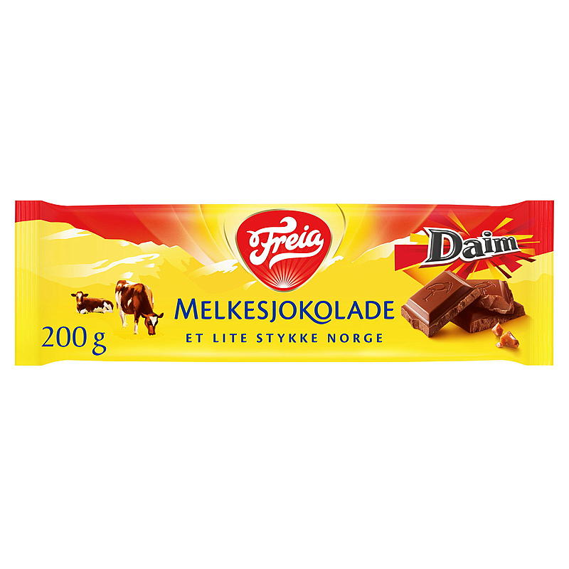 Freia Melkesjokolade Daim 200 g Freia