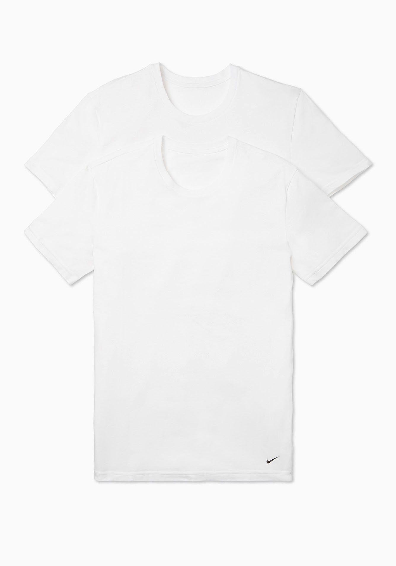 NIKE Underwear Rundhalsshirt (2er-Pack) aus elastischer Qualität