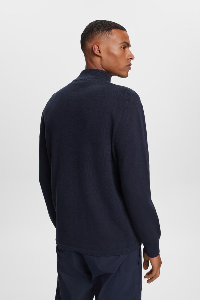 Cardigan mit Reißverschluss, 100 % Baumwolle