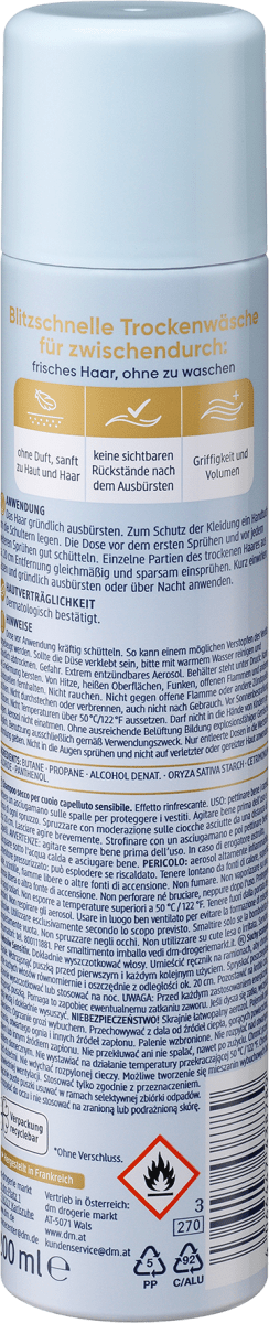 Trockenshampoo Kopfhaut Sensitive, 200 ml