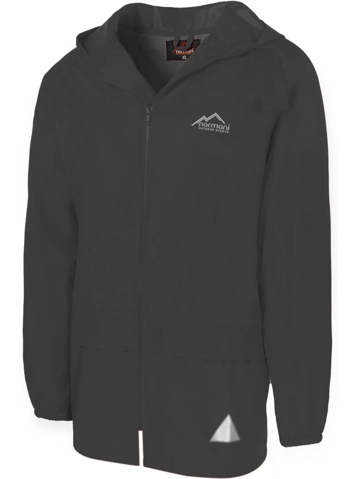 Normani Outdoor Sports Regenjacke Tampere in Schwarz günstig kaufen