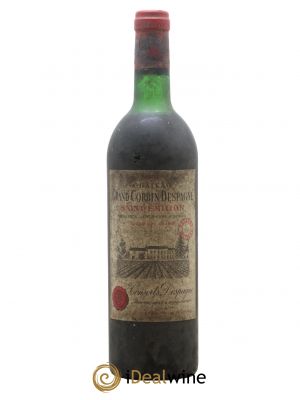 Château Grand Corbin Despagne Grand Cru Classé  1975 - Lot de 1 Bouteille