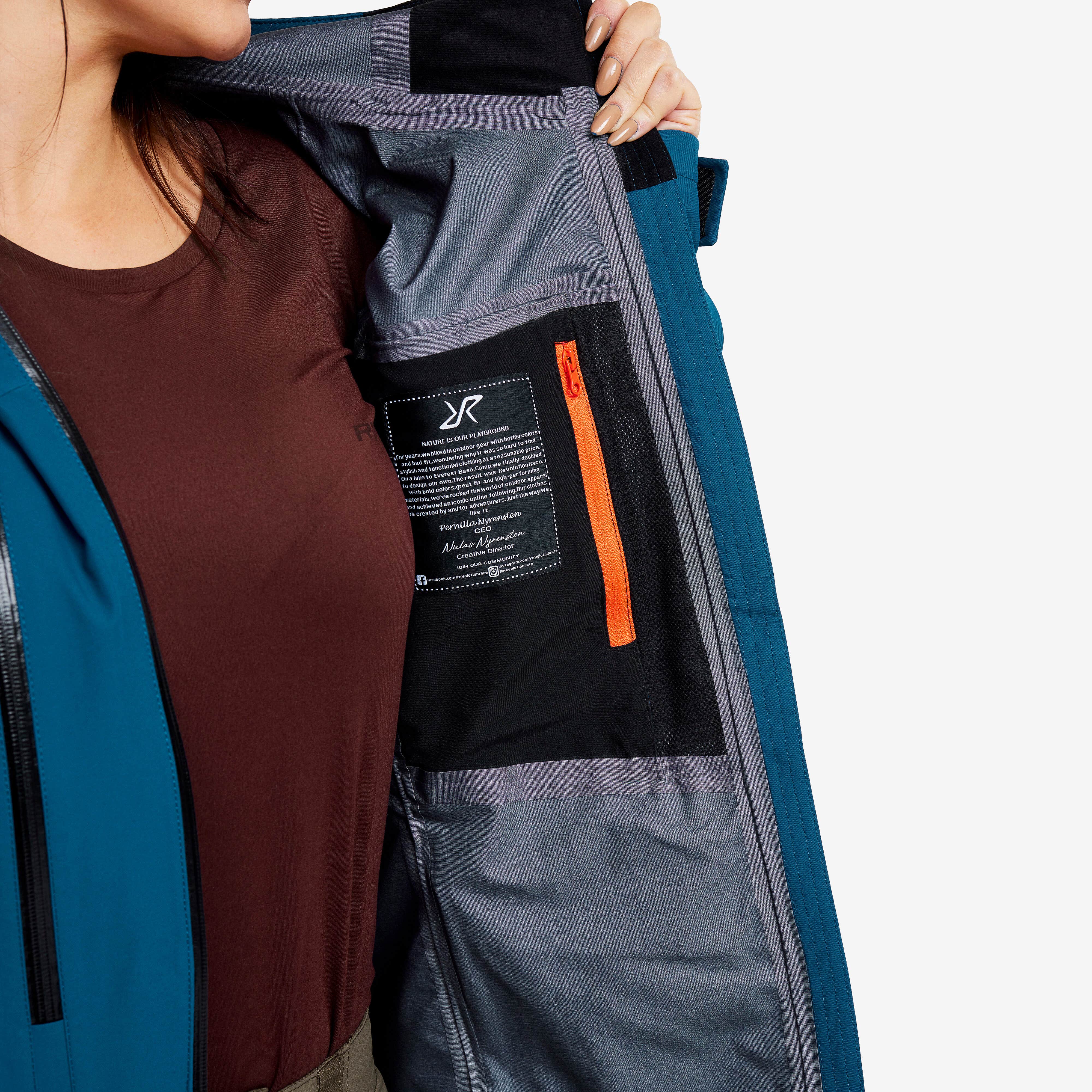 Whisper Jacket Femme Diesel Blue