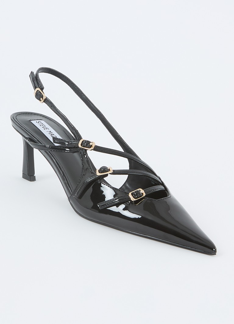 Steve Madden Liana slingback s detailem přezky a lakovanou úpravou
