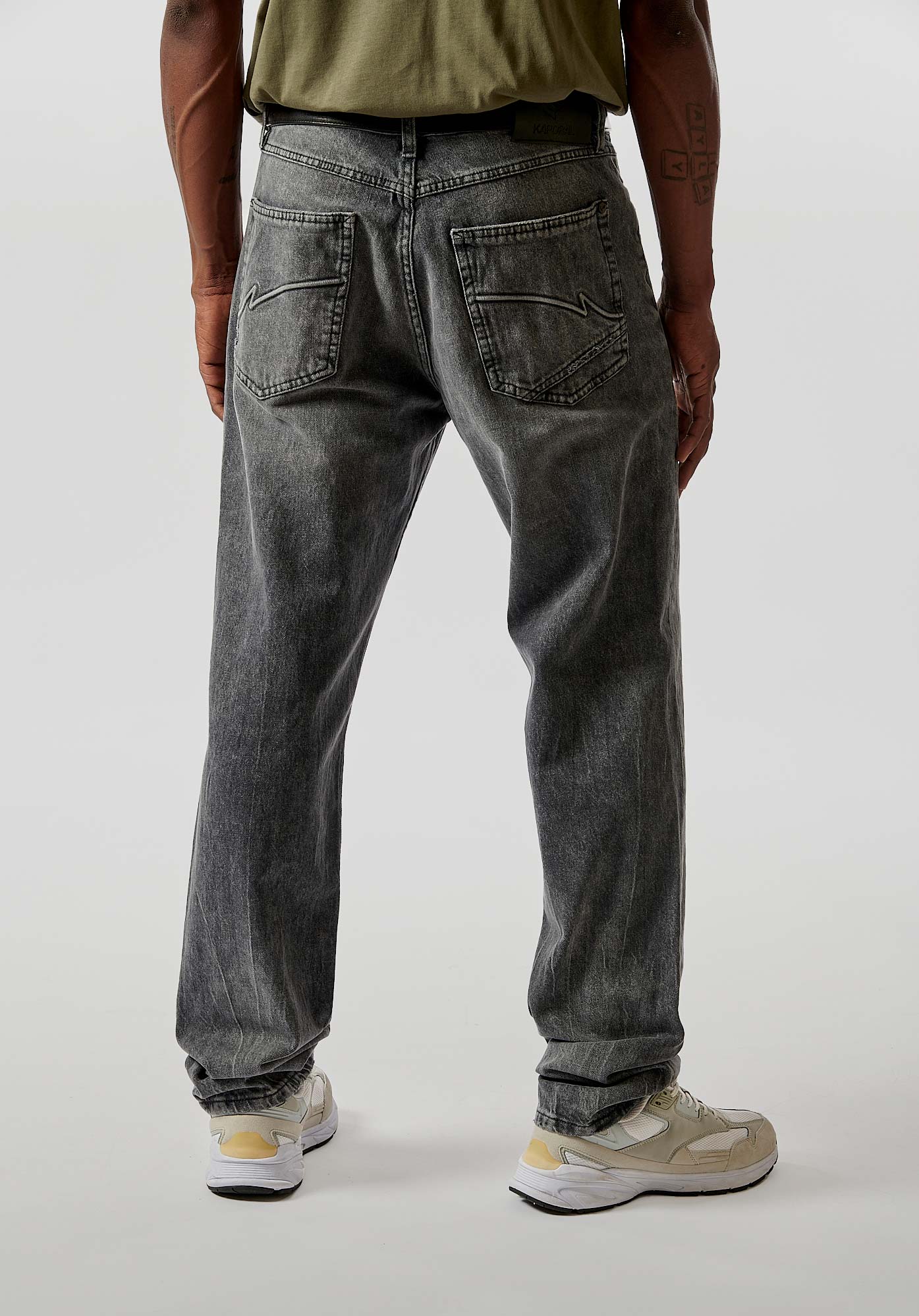 DATTE  Jean straight gris homme