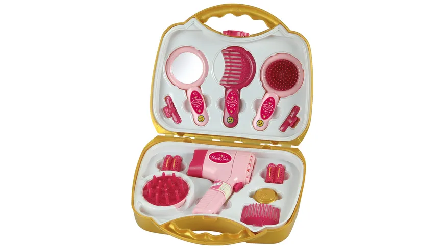 Theo Klein 5293 Princess Coralie Frisierkoffer mit Haartrockner