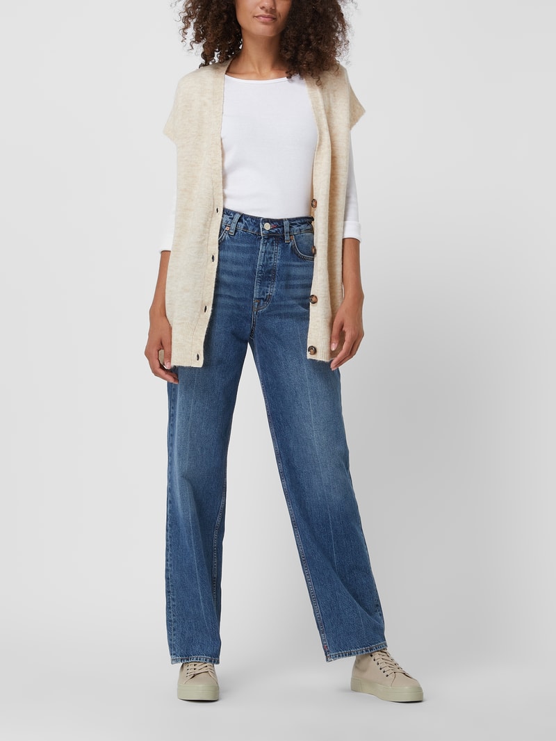 Weste mit Mohair-Anteil Modell 'Presley' in sand meliert