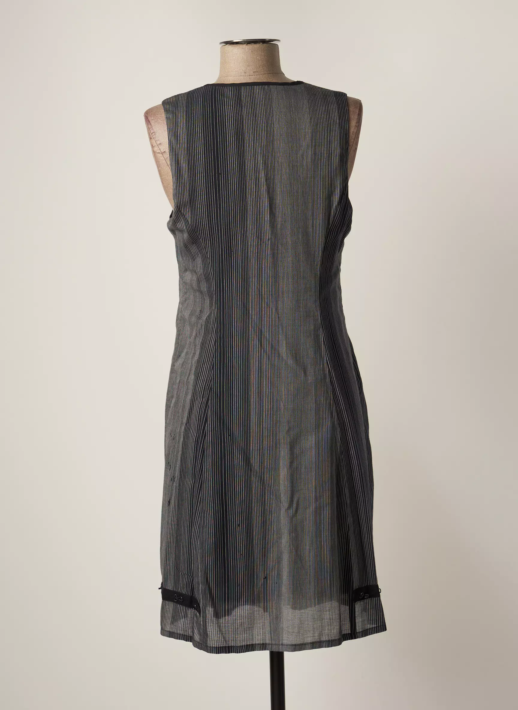 Coco Menthe Robes Mi Longues Femme couleur gris