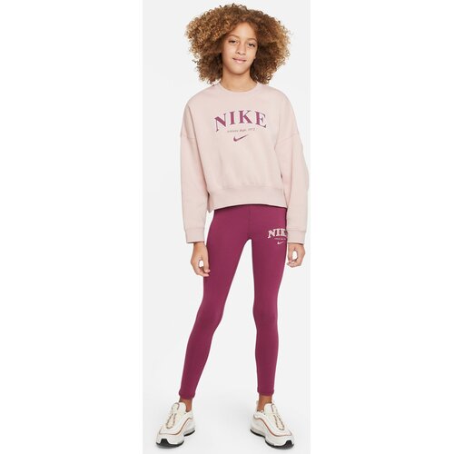 KINDER SWEATSHIRT G NSW TREND FLC CREW PRNT