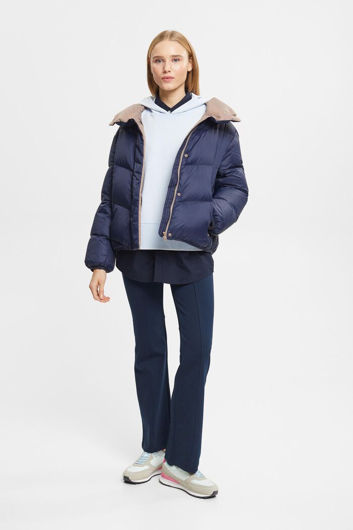 Hoodie mit geteiltem Saum