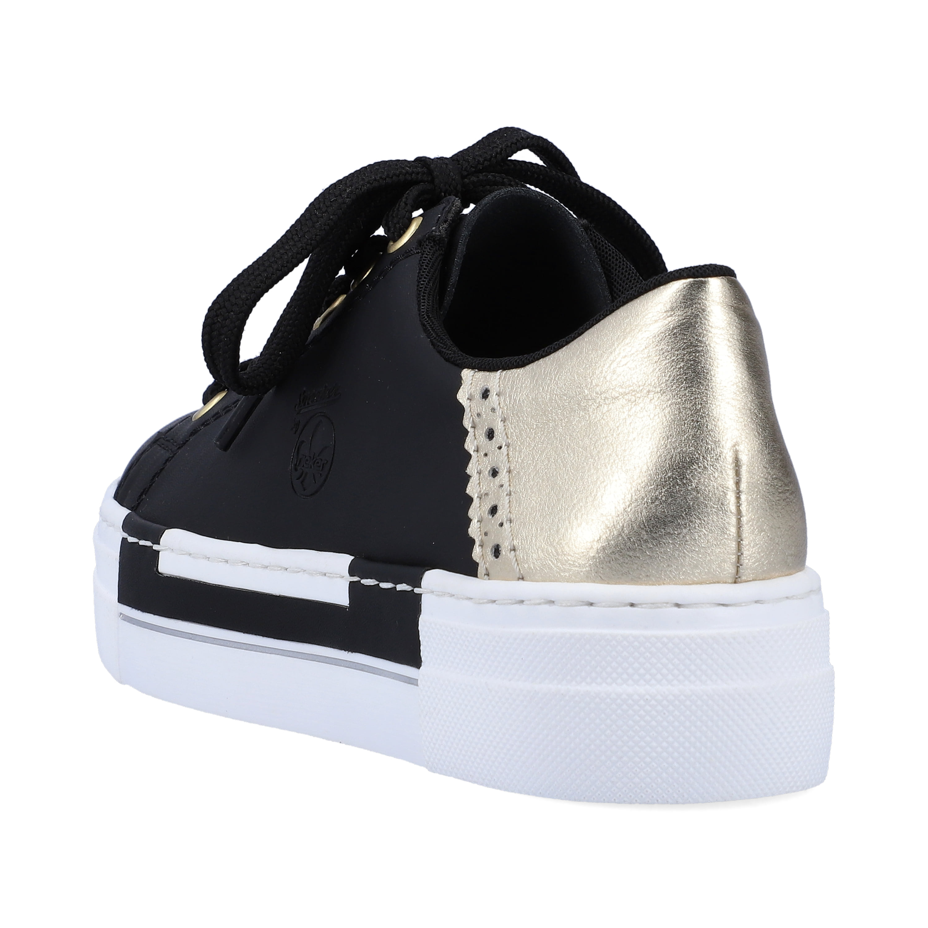 Rieker Damen Sneaker Low graphitschwarz
