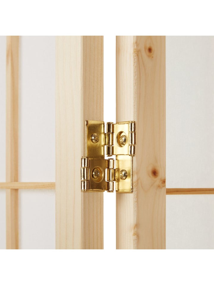 Homestyle4u 6-tlg Paravent in Braun 264x175 günstig kaufen onesize