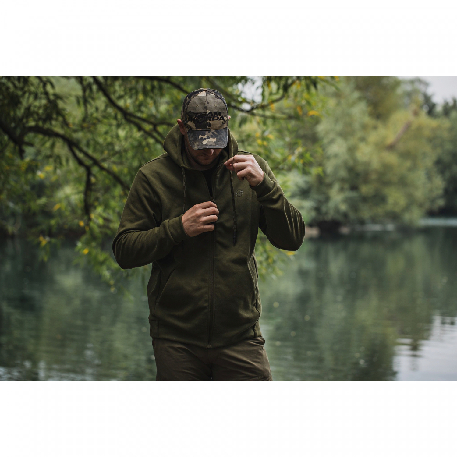 Korda Herren Kore Zip Pro Hoodie olive S