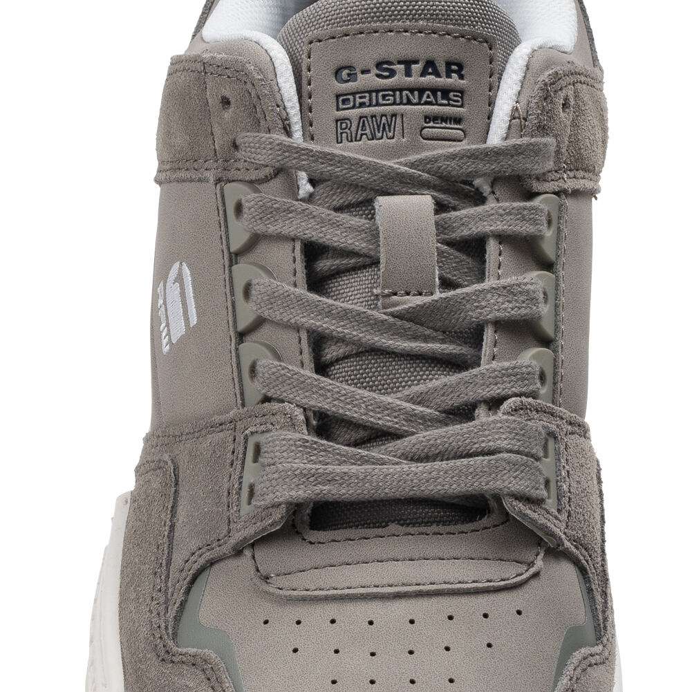 G-STAR RAW ATTACC POP Herren Leder Sneaker 2212 040504 LGRY-NVY